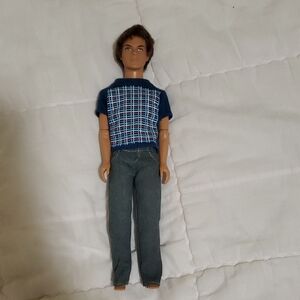 Plaid Shirt and Jeans Doll